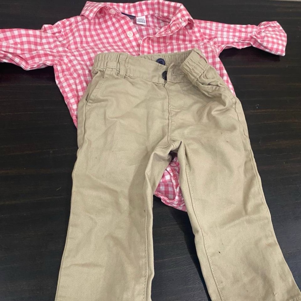 Baby boys jumpsuit and pants set 9-12 M
